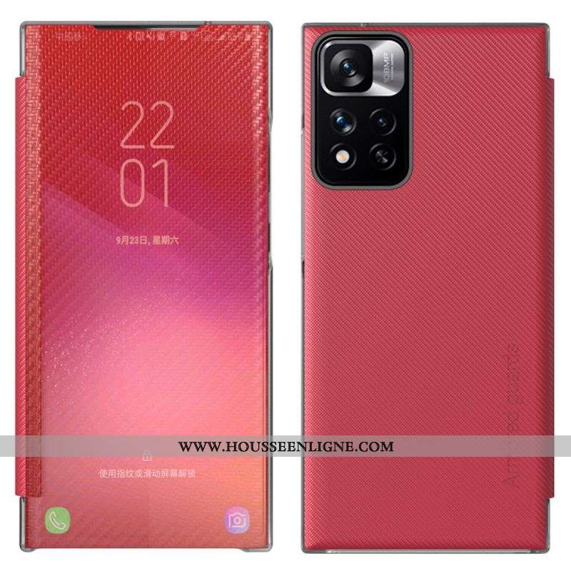 View Cover Xiaomi Redmi Note 11 Pro Plus 5G Fibre Carbone