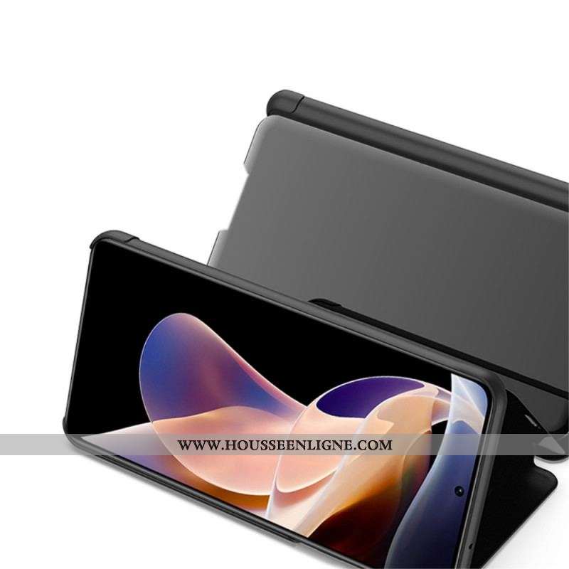 View Cover Xiaomi Redmi Note 11 Pro Plus 5G Miroir et Simili Cuir