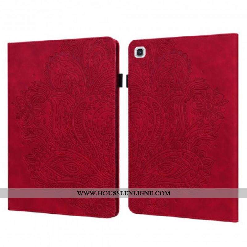 Étui Samsung Galaxy Tab A7 (2020) Fleurs Baroques
