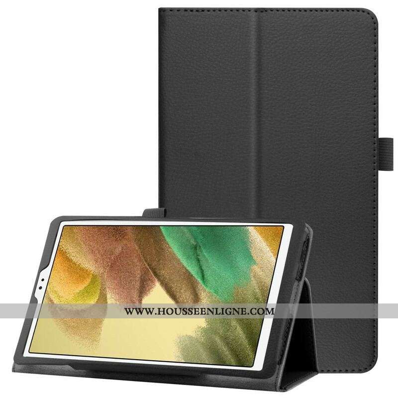 Étui Samsung Galaxy Tab A7 Lite 2 Volets Simili Cuir Litchi