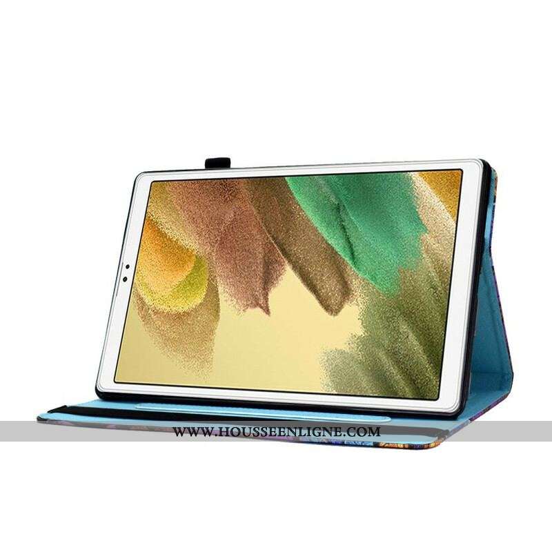 Étui Samsung Galaxy Tab A7 Lite Chat Blanc