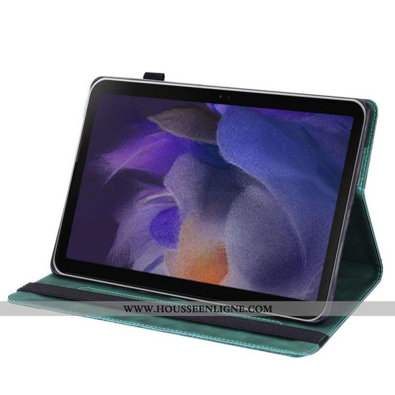 Étui Samsung Galaxy Tab A8 (2021) Fleur Stylisée