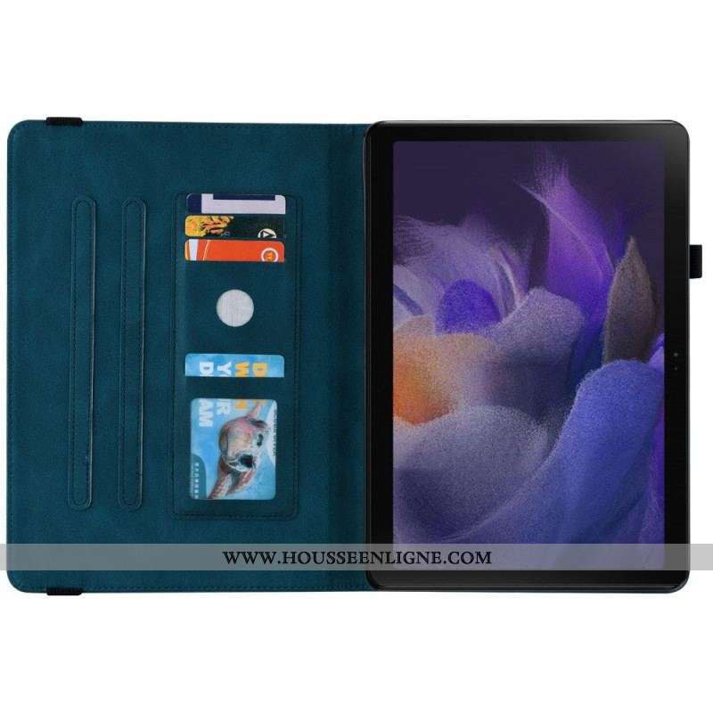 Étui Samsung Galaxy Tab A8 (2021) Motif Imprimé Papillons