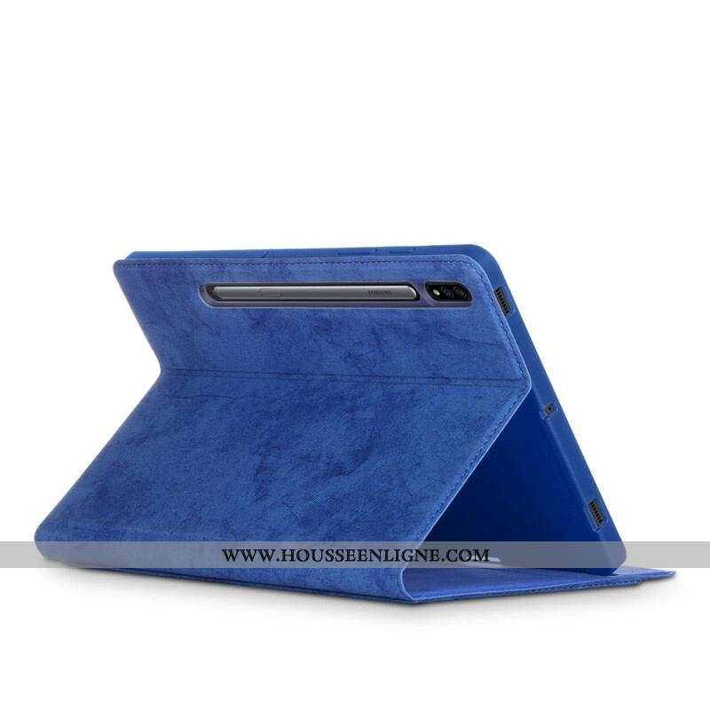 Étui Samsung Galaxy Tab S7 FE Effet Cuir Business