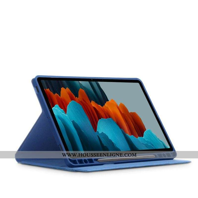Étui Samsung Galaxy Tab S7 FE Effet Cuir Business