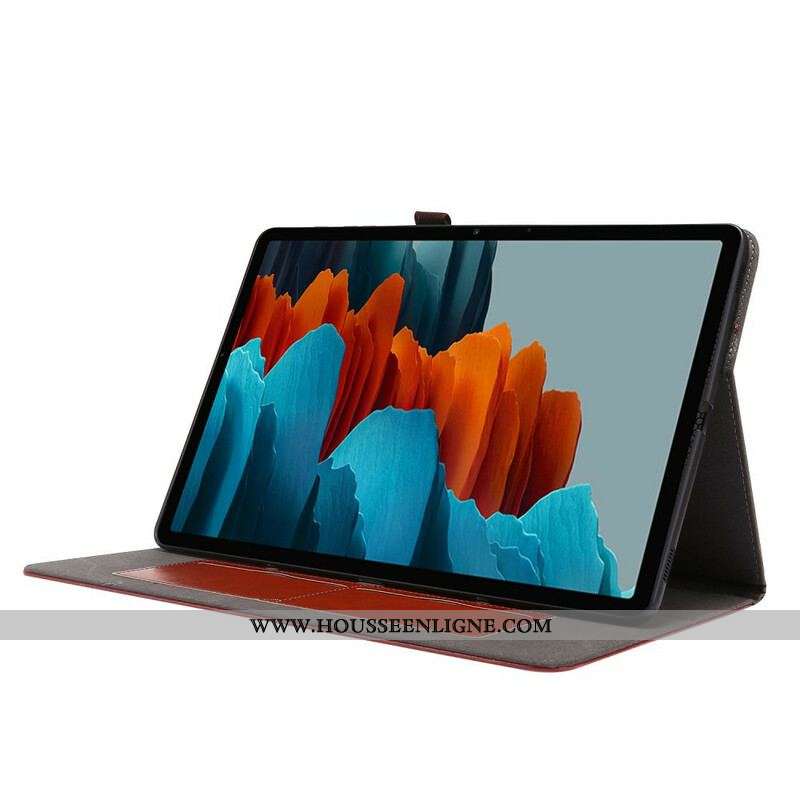 Étui Samsung Galaxy Tab S8 Plus / S7 Plus 2 Volets Simili Cuir