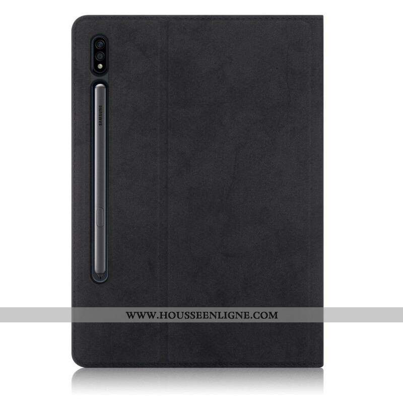 Étui Samsung Galaxy Tab S8 Plus / S7 Plus Effet Cuir Business