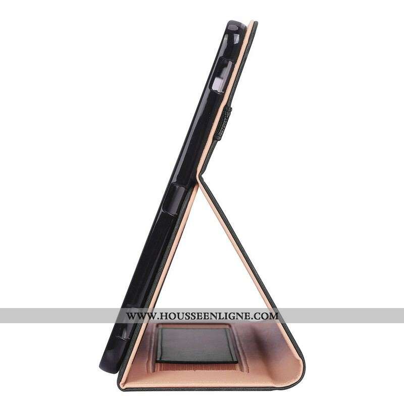 Étui Samsung Galaxy Tab S8 Plus / S7 Plus Style Cuir avec Sangle