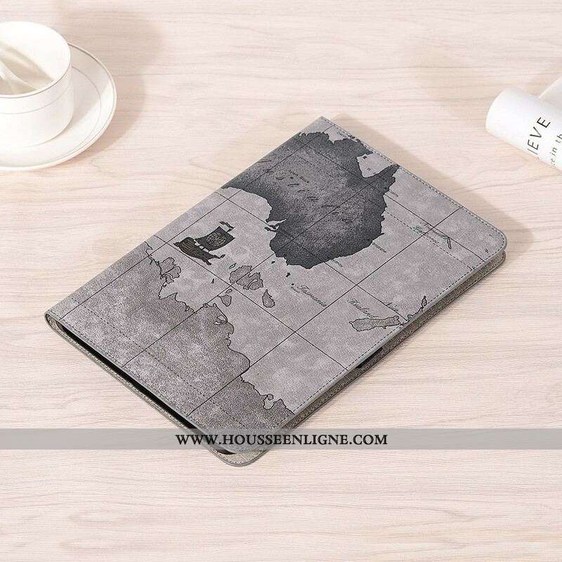 Étui Samsung Galaxy Tab S8 Plus / S7 Plus World Map