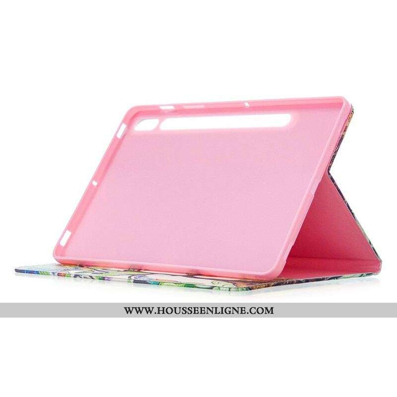 Étui Samsung Galaxy Tab S8 / Tab S7 Arbre Coloré
