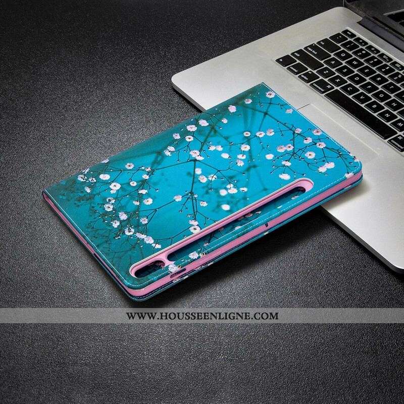 Étui Samsung Galaxy Tab S8 / Tab S7 Branches au Printemps