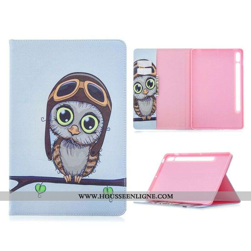 Étui Samsung Galaxy Tab S8 / Tab S7 Hibou Voyageur