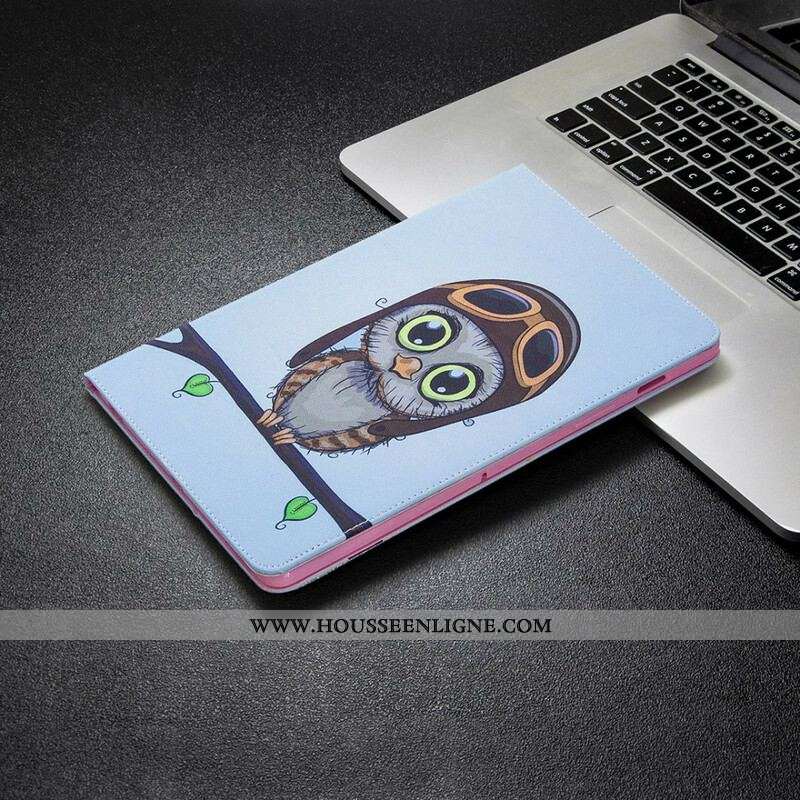 Étui Samsung Galaxy Tab S8 / Tab S7 Hibou Voyageur