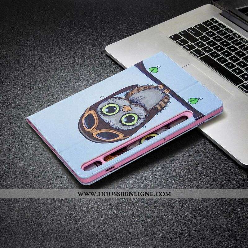 Étui Samsung Galaxy Tab S8 / Tab S7 Hibou Voyageur