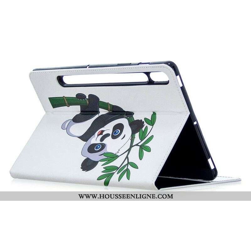 Étui Samsung Galaxy Tab S8 / Tab S7 Motif Imprimé Panda