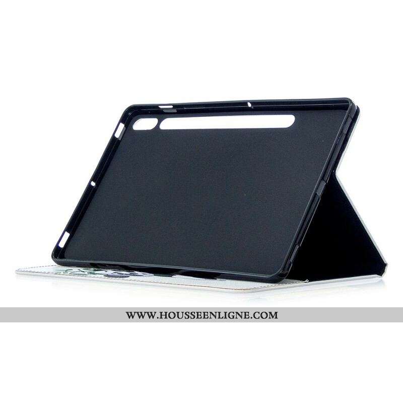 Étui Samsung Galaxy Tab S8 / Tab S7 Motif Imprimé Panda