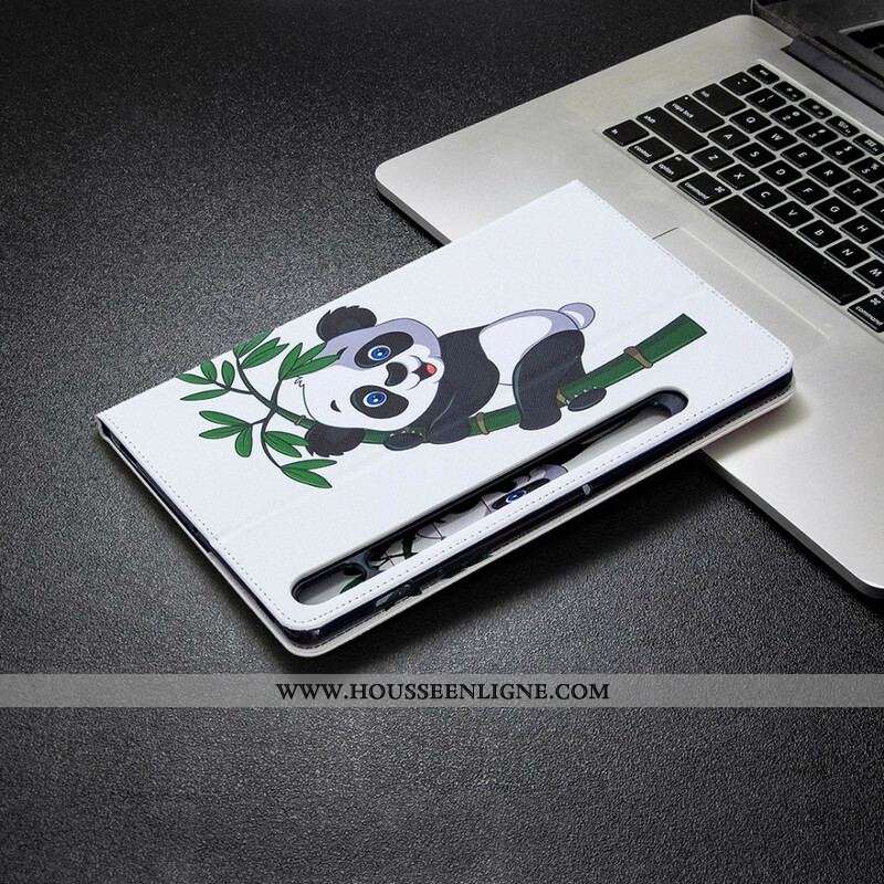 Étui Samsung Galaxy Tab S8 / Tab S7 Motif Imprimé Panda