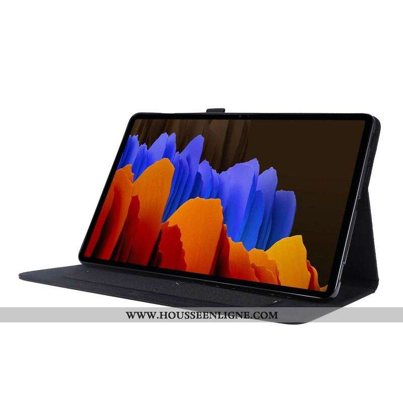 Étui Samsung Galaxy Tab S8 / Tab S7 Tissu Premium