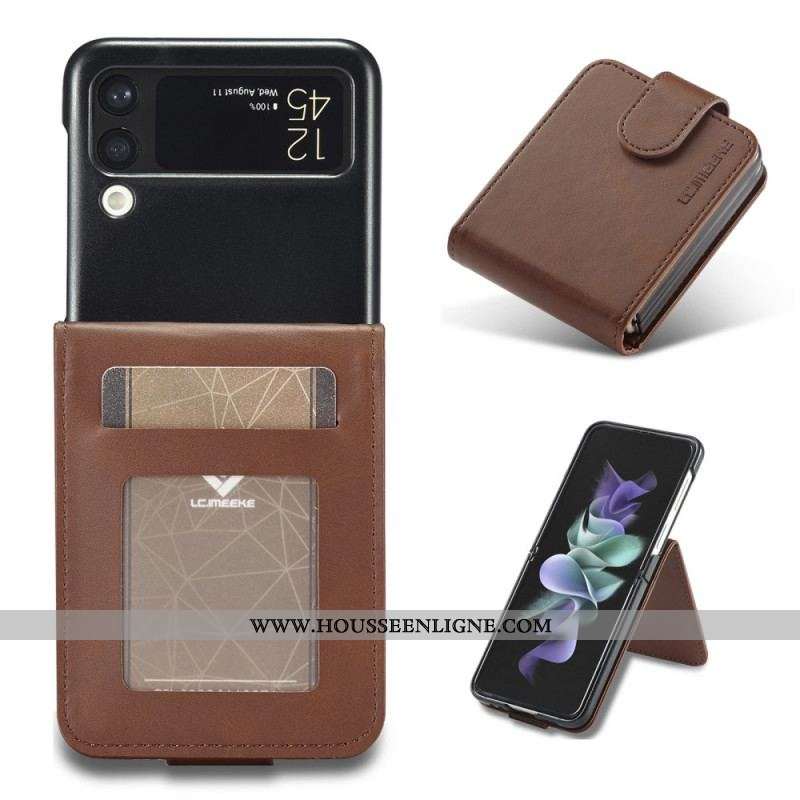Étui Samsung Galaxy Z Flip 3 5G Porte-Cartes et Fermoir LC.IMEEKE