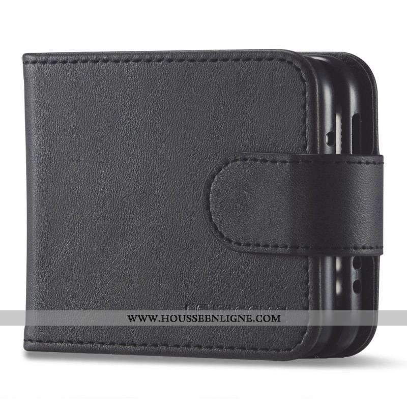 Étui Samsung Galaxy Z Flip 3 5G Porte-Cartes et Fermoir LC.IMEEKE