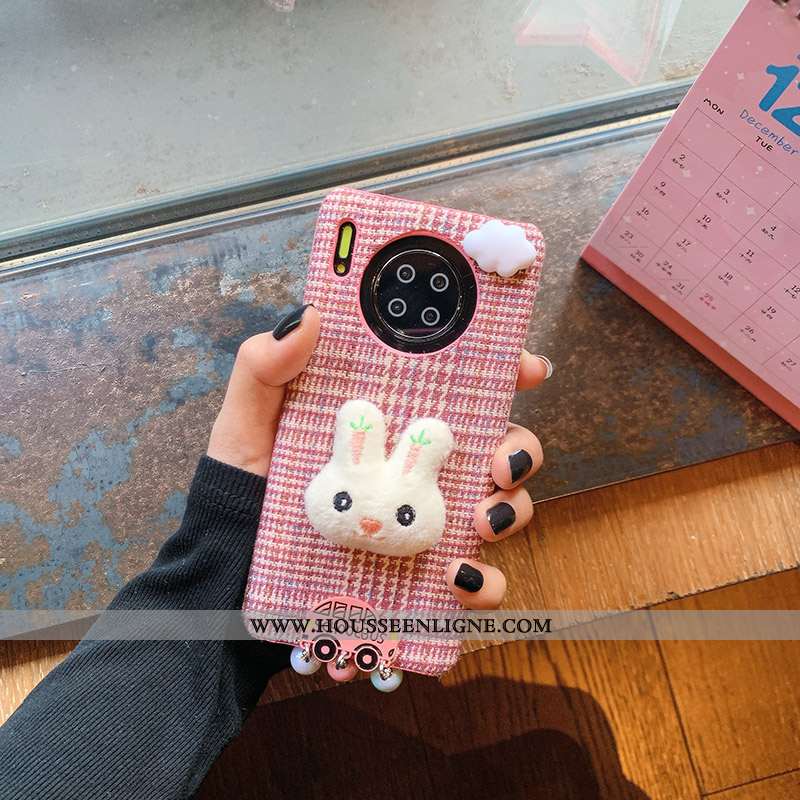 Coque Honor 20 Charmant Tendance Petit Lapin Dessin Animé Légères Rose