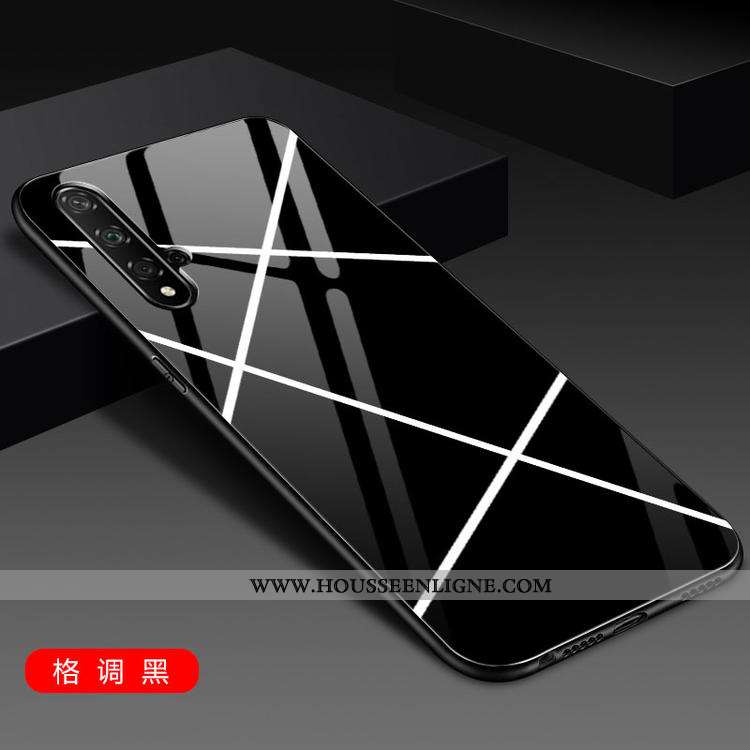 Coque Honor 20 Créatif Tendance Verre Téléphone Portable Tout Compris Simple Rouge