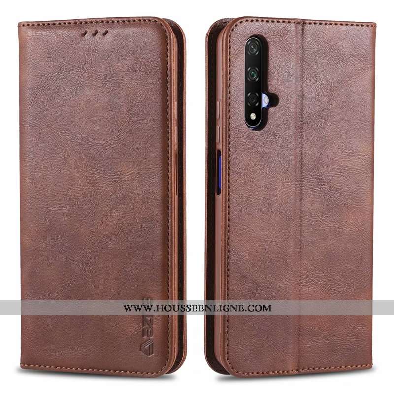 Coque Honor 20 Cuir Protection Nouveau Tout Compris Housse Noir Téléphone Portable