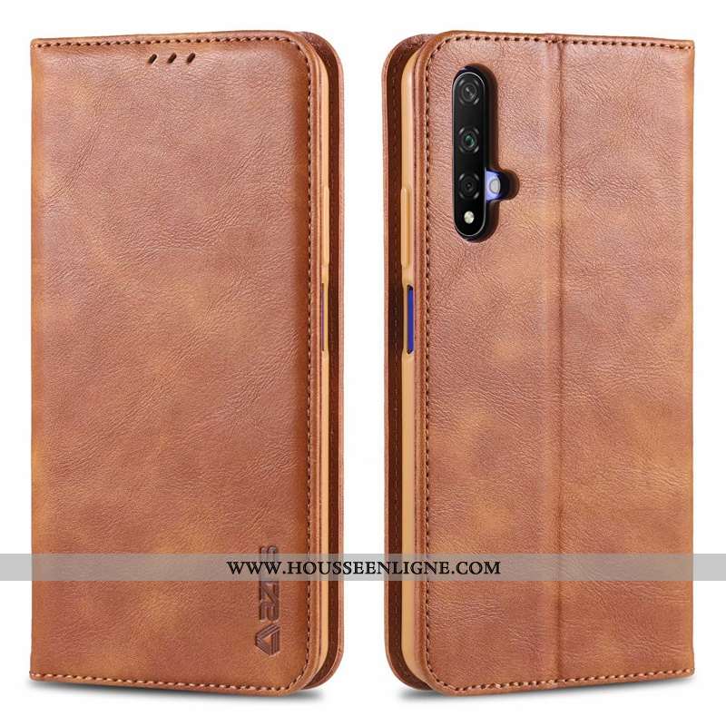Coque Honor 20 Cuir Protection Nouveau Tout Compris Housse Noir Téléphone Portable