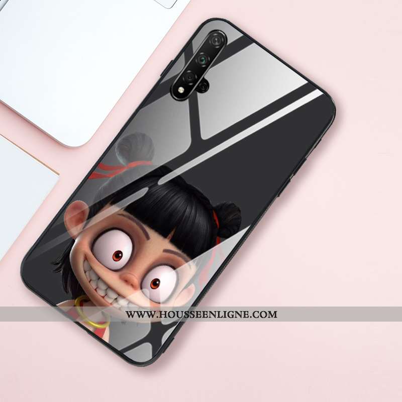 Coque Honor 20 Personnalité Créatif Style Chinois Silicone Rose Net Rouge Téléphone Portable