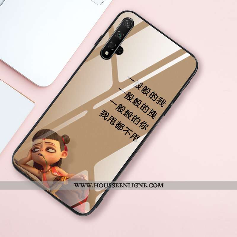 Coque Honor 20 Personnalité Créatif Style Chinois Silicone Rose Net Rouge Téléphone Portable