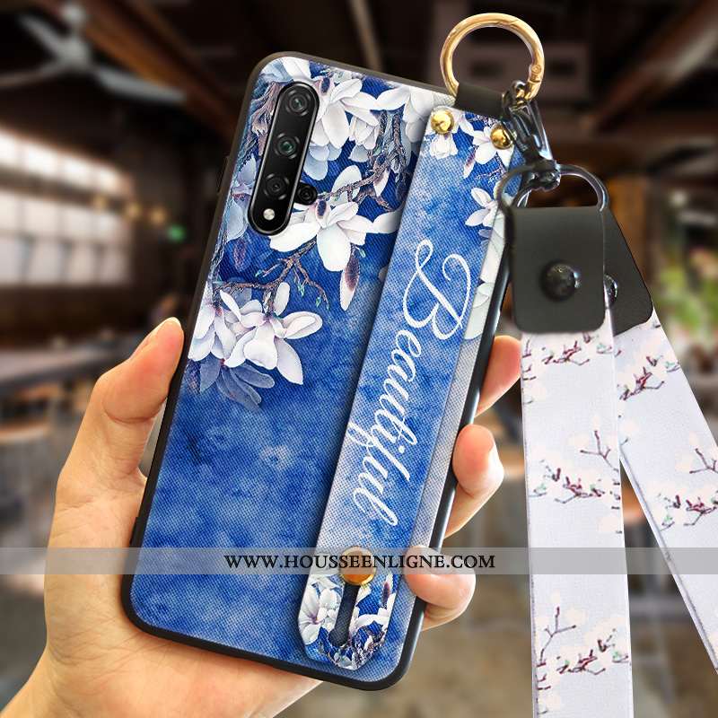 Coque Honor 20 Personnalité Tendance Protection Tout Compris Étui Téléphone Portable Bleu