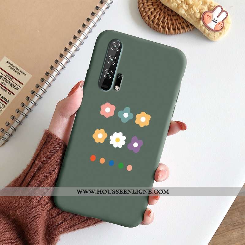 Coque Honor 20 Pro Délavé En Daim Ornements Suspendus Amoureux Téléphone Portable Tout Compris Légèr