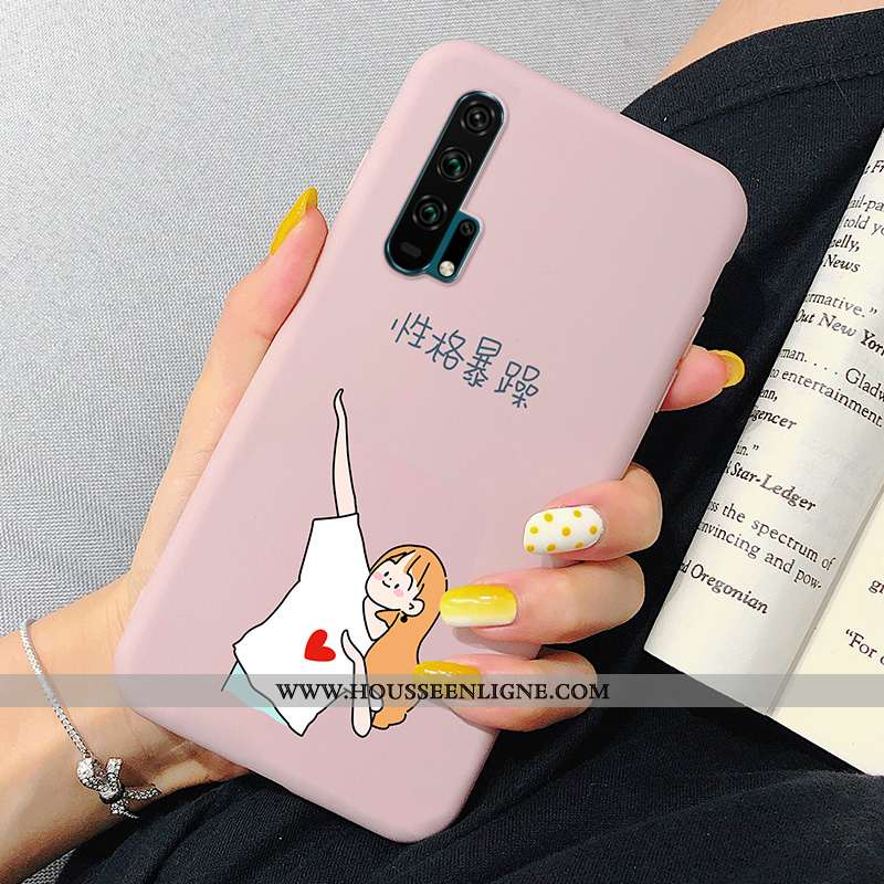 Coque Honor 20 Pro Fluide Doux Silicone Incassable Amoureux Rose Tout Compris
