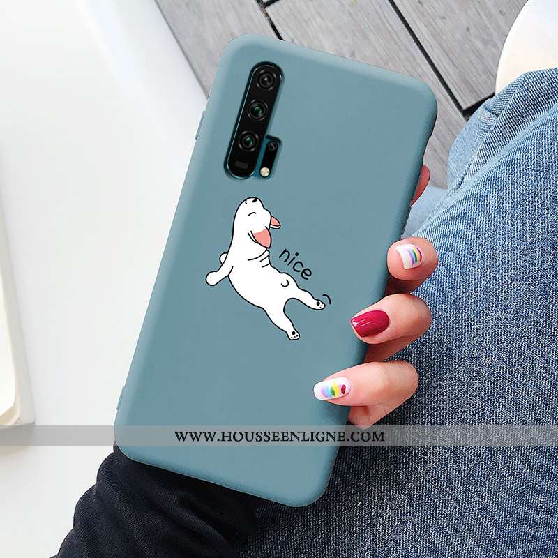 Coque Honor 20 Pro Fluide Doux Silicone Rose Tendance Nouveau Protection Délavé En Daim