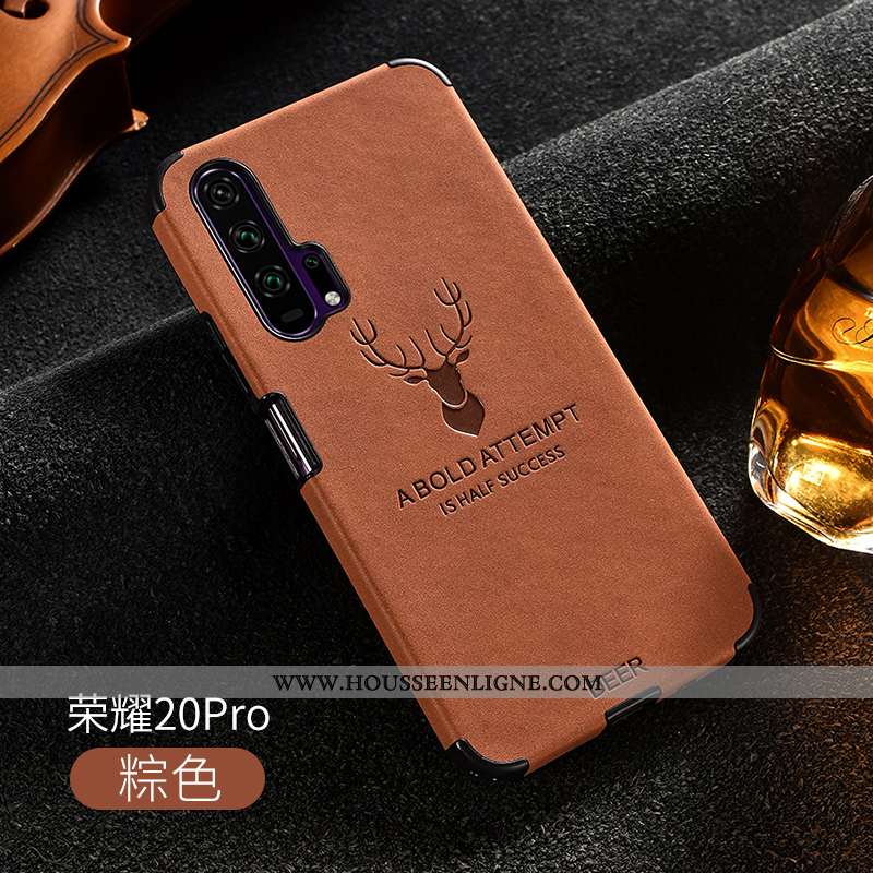 Coque Honor 20 Pro Personnalité Créatif Tout Compris Gris Fluide Doux Elk