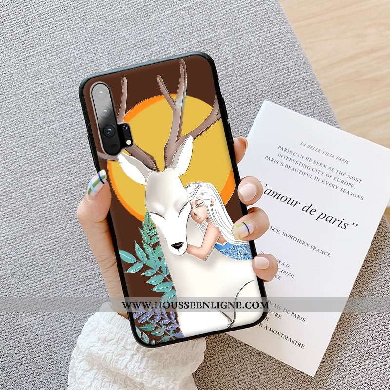 Coque Honor 20 Pro Protection Personnalité Téléphone Portable Art Créatif Tendance Marron
