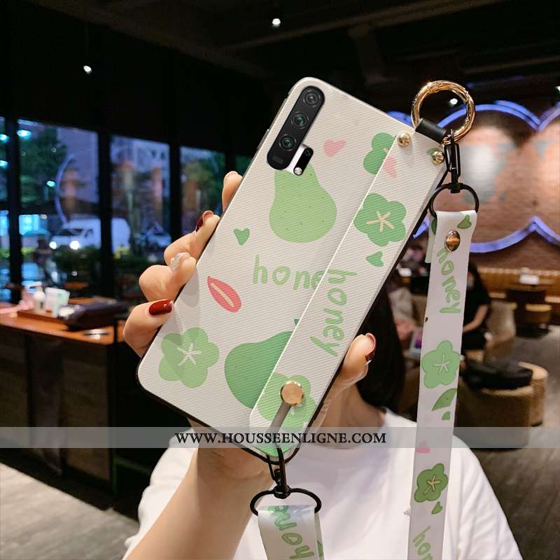 Coque Honor 20 Pro Silicone Protection Tout Compris Jaune Ornements Suspendus Téléphone Portable Jeu