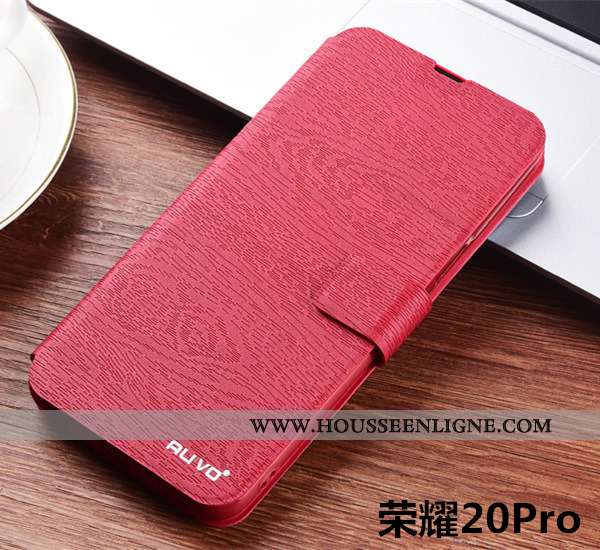 Coque Honor 20 Pro Silicone Protection Téléphone Portable Cuir Jeunesse Clamshell Marron