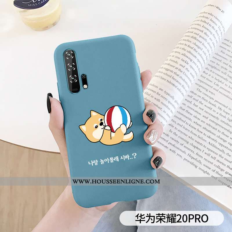 Coque Honor 20 Pro Silicone Protection Étui Fluide Doux Incassable Net Rouge Amoureux Rose