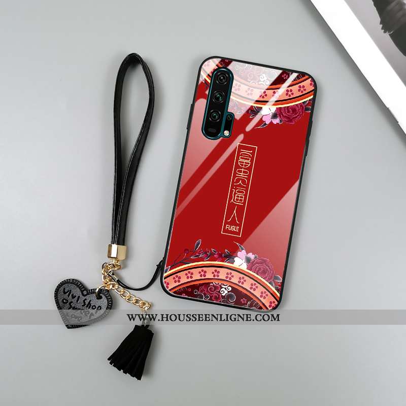 Coque Honor 20 Pro Tendance Imprimé Incassable Totem Téléphone Portable Protection Palais Rouge