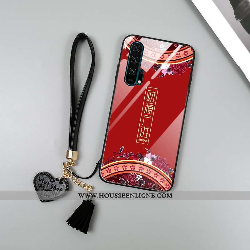 Coque Honor 20 Pro Tendance Imprimé Incassable Totem Téléphone Portable Protection Palais Rouge