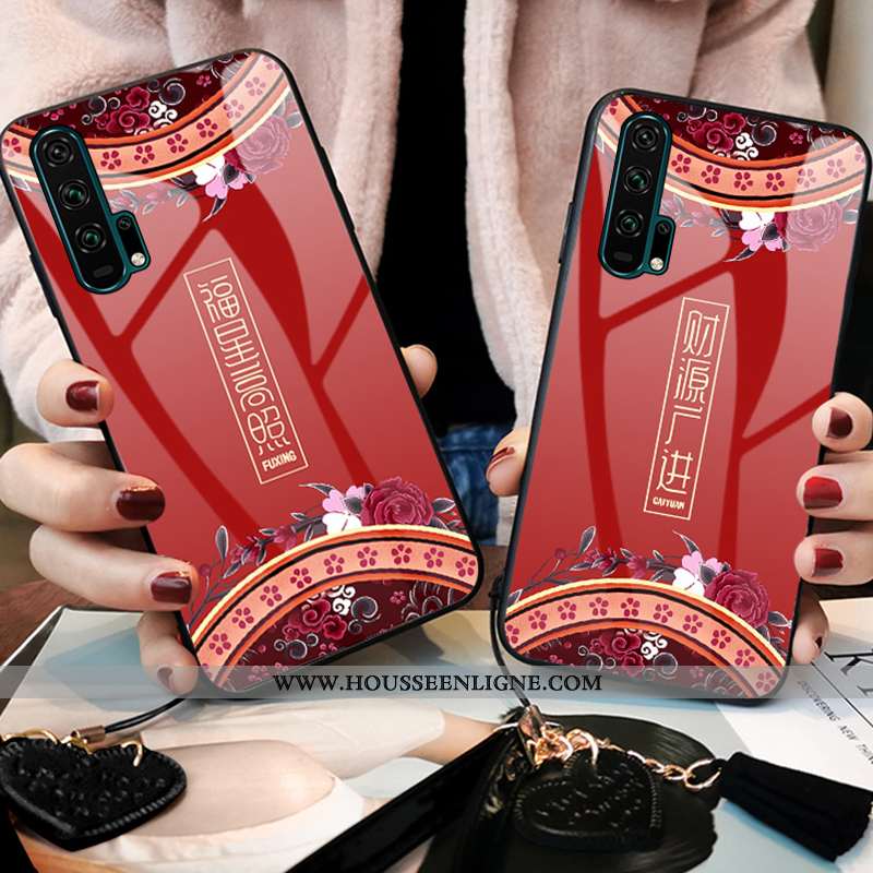 Coque Honor 20 Pro Tendance Imprimé Incassable Totem Téléphone Portable Protection Palais Rouge