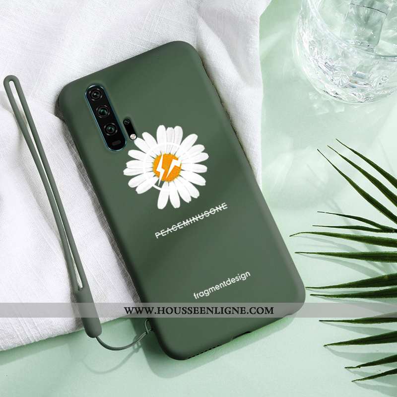 Coque Honor 20 Pro Tendance Silicone Personnalité Vent Bleu Marin Protection Tout Compris Bleu Foncé