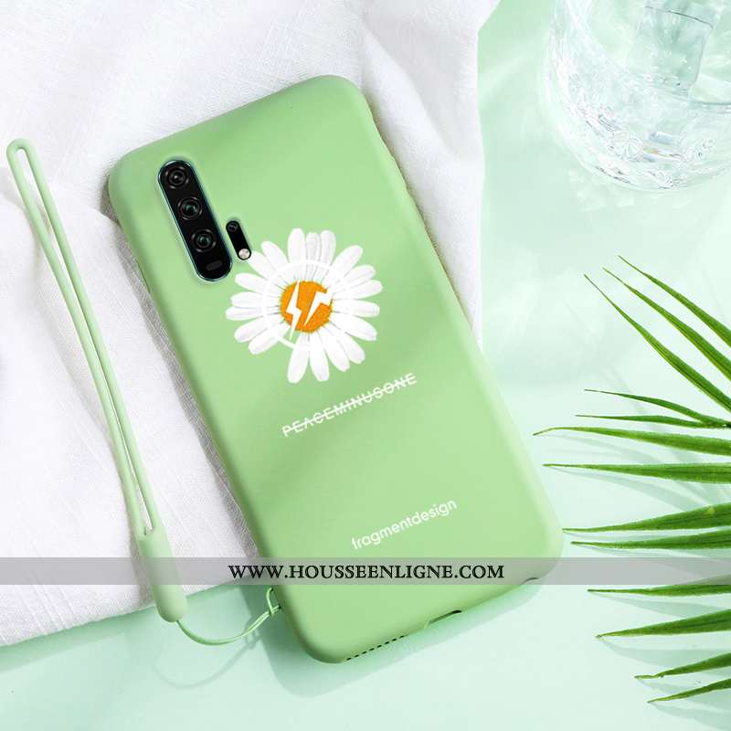 Coque Honor 20 Pro Tendance Silicone Personnalité Vent Bleu Marin Protection Tout Compris Bleu Foncé