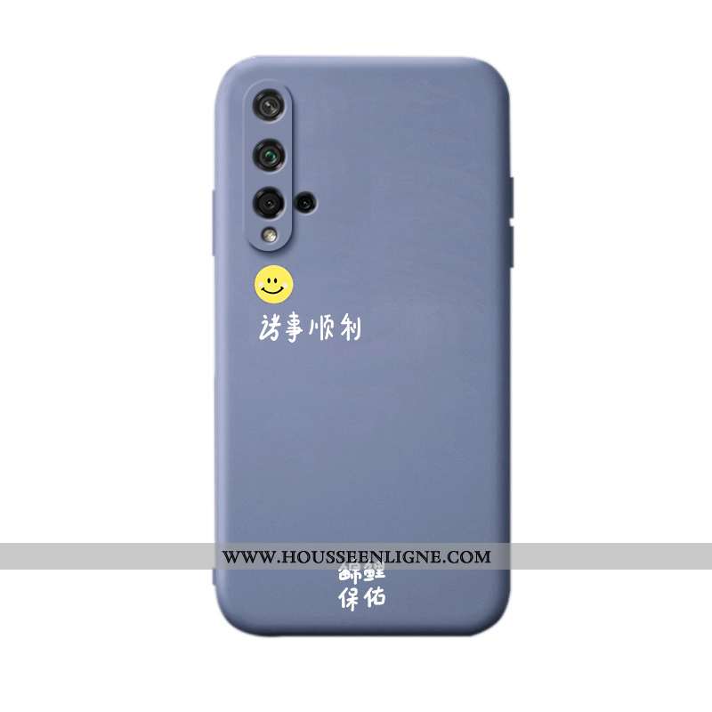 Coque Honor 20 Protection Tendance Étui Bleu Silicone Incassable