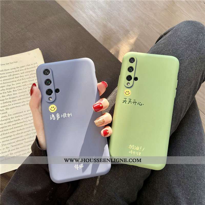 Coque Honor 20 Protection Tendance Étui Bleu Silicone Incassable
