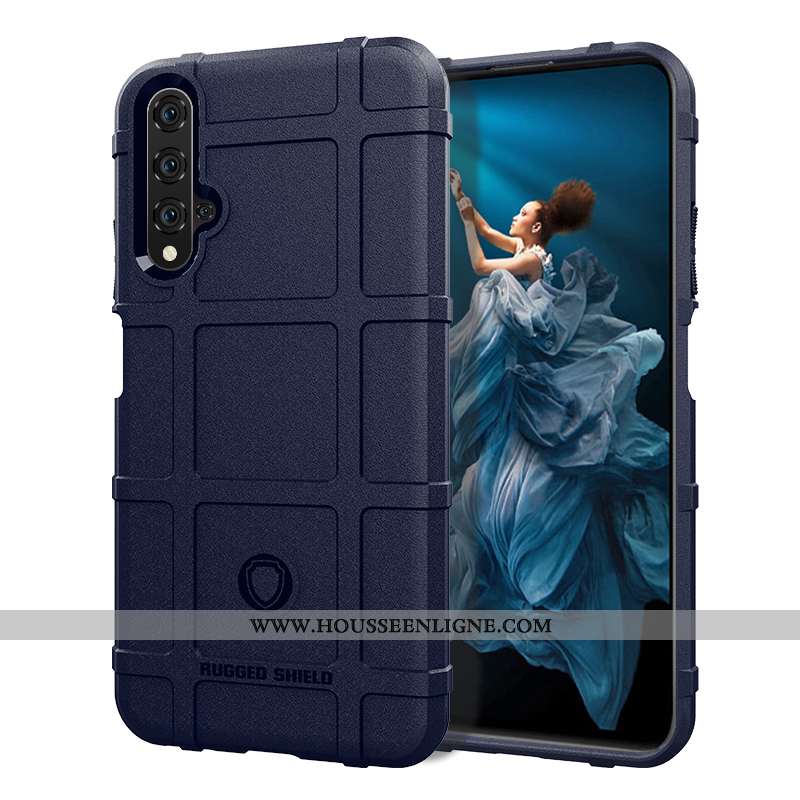 Coque Honor 20 Silicone Personnalité Incassable Téléphone Portable Gris Antidérapant Tendance
