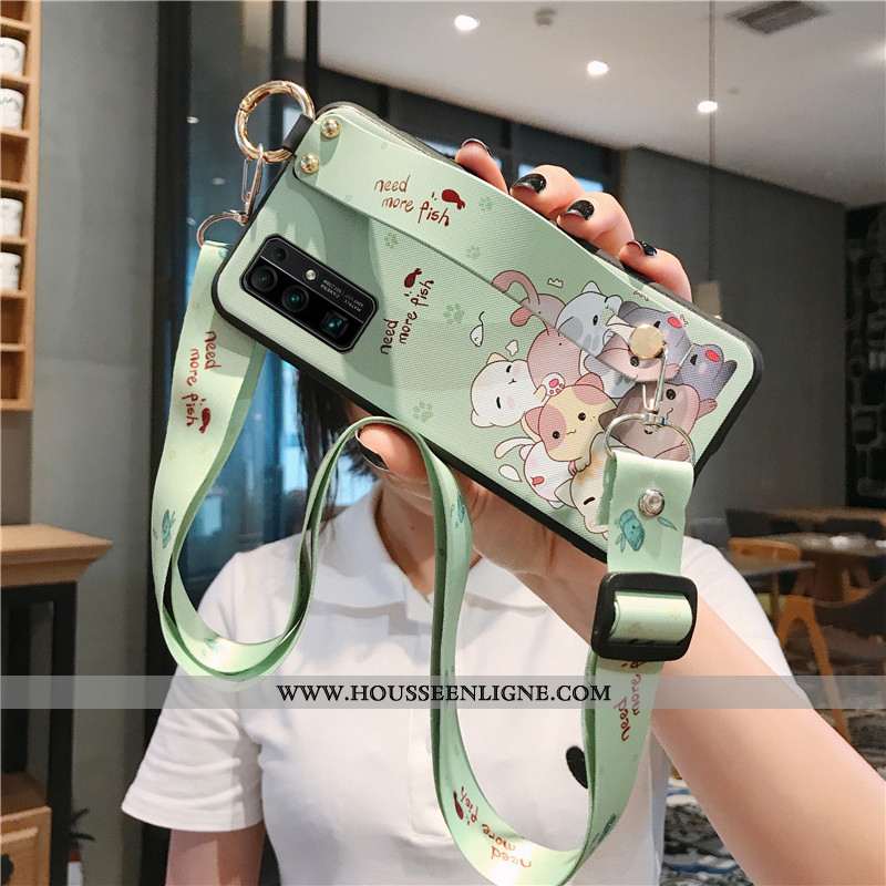Coque Honor 30 Dessin Animé Ornements Suspendus Téléphone Portable Étui Net Rouge Vert Verte