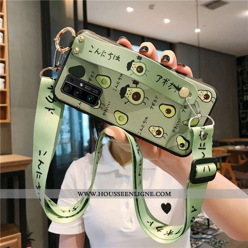 Coque Honor 30 Dessin Animé Ornements Suspendus Téléphone Portable Étui Net Rouge Vert Verte