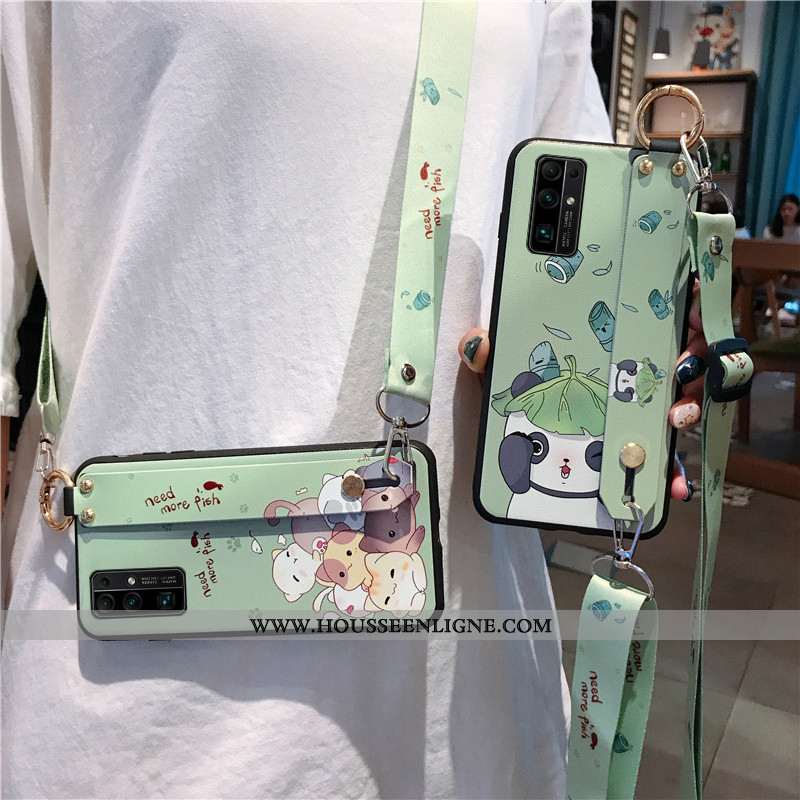 Coque Honor 30 Dessin Animé Ornements Suspendus Téléphone Portable Étui Net Rouge Vert Verte